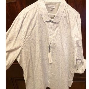 Calvin Klein Button Up Long Sleeve Dress Shirt